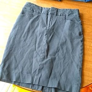 Women's grey pencil skirt